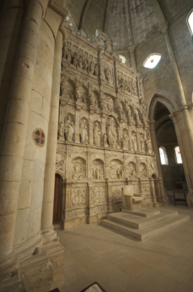 Retablo de alabastro de la iglesia de Poblet